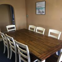 dining table with seating for 8