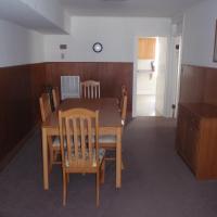dining room with table and seating for 6