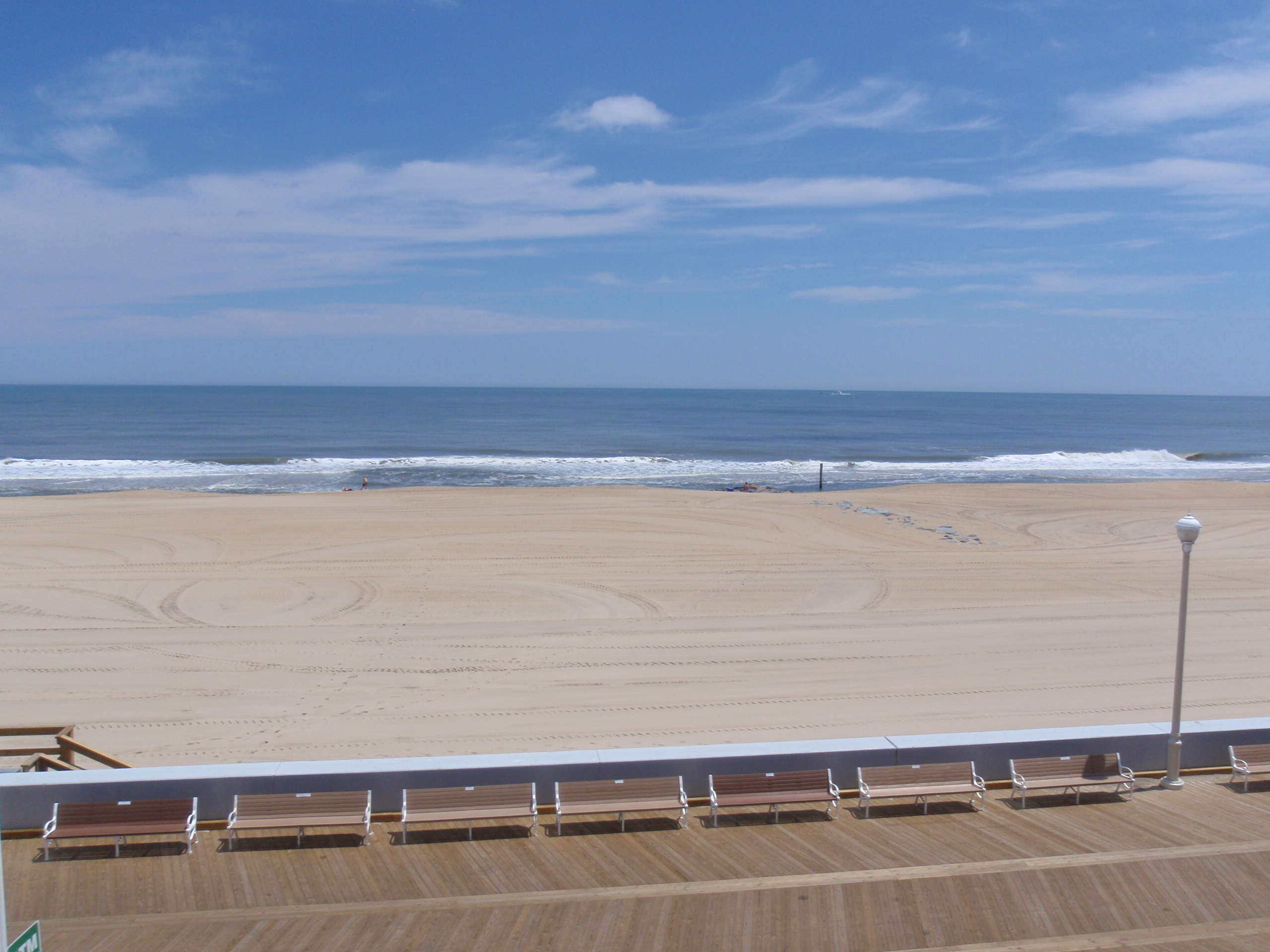 boardwalk and beach view